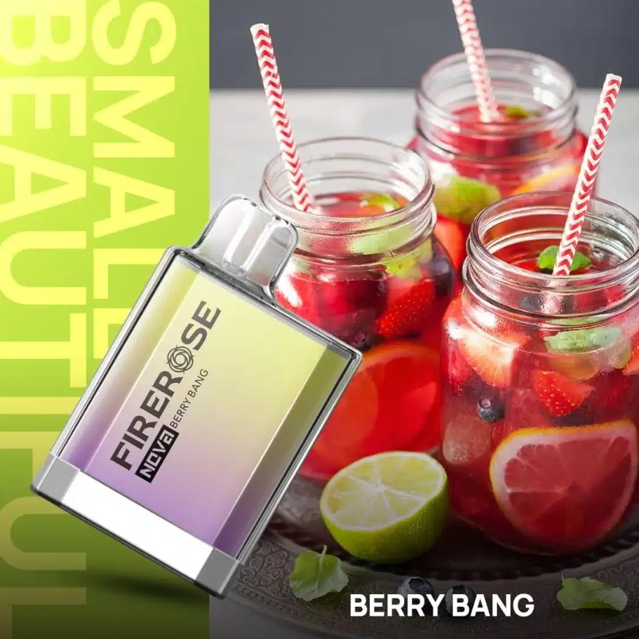 Elux Firerose Nova 600 Puffs - Berry Bang: Dein Kompakter Beerensturm für den Österreich-Alltag