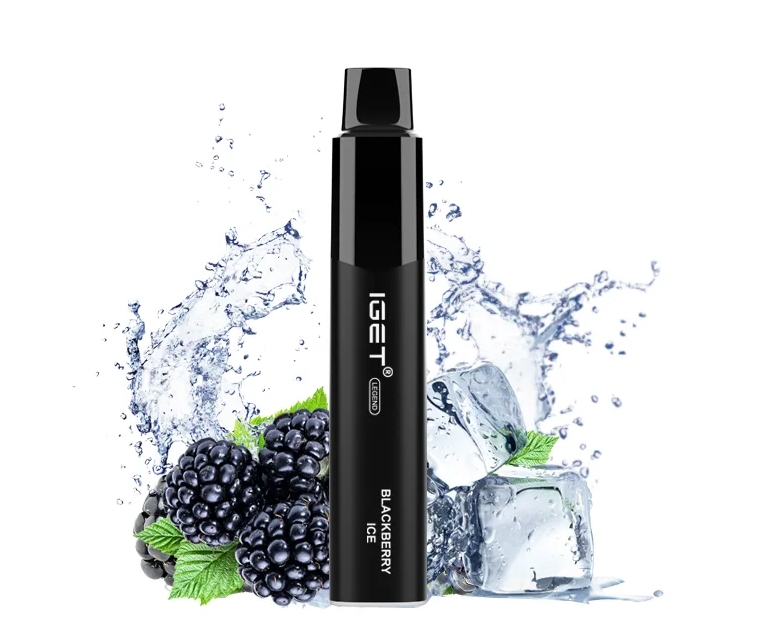 IGET Legend nikotinfrei Vape 4000 Züge - Brombeereis: Die perfekte Mischung aus Komfort und Genuss