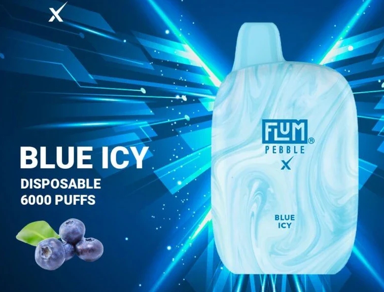 FLUM PEBBLES 6000 Züge Vape – blau eisig: Die Verschmelzung von Stil, Geschmack und Freiheit