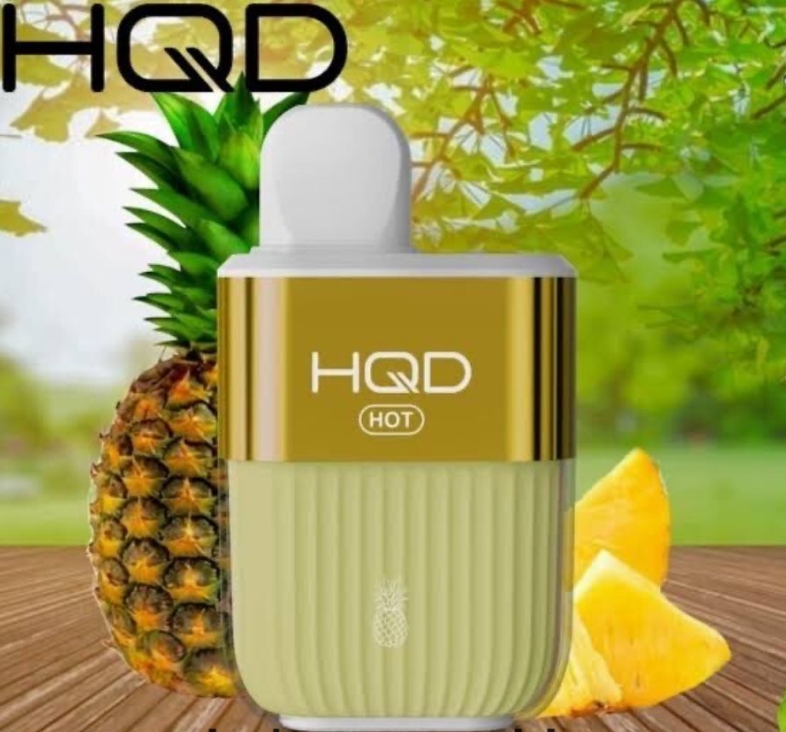HQD HOT 5000 Züge Vape - Ananas: Der fruchtige Dauerbrenner für Österreichs Vape-Genießer