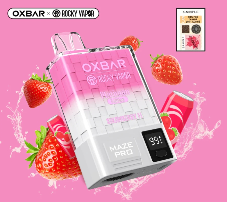 Rocky Vapor x Oxbar Maze Pro 10000 Puffs – Erdbeere | Einweg-Vapor: Eine neue Ära des Dampfens in der Schweiz
