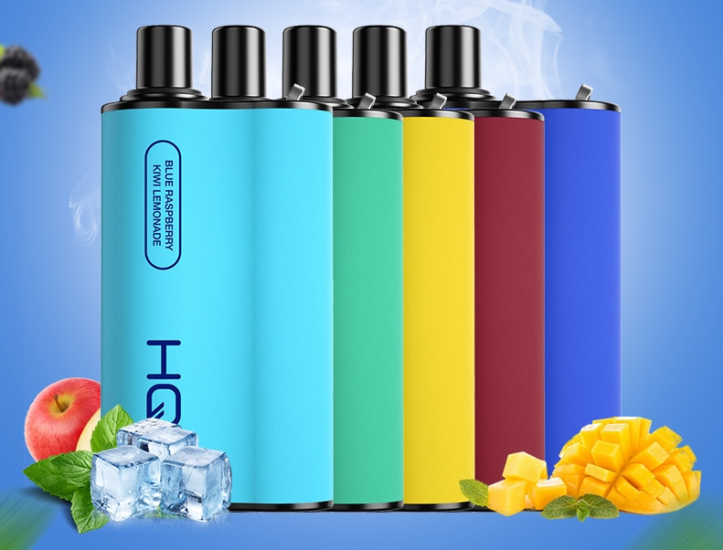 HQD BOX 4000 Züge Vape – Erdbeer-Kokosnuss: Tropischer Genuss in kompakter Perfektion