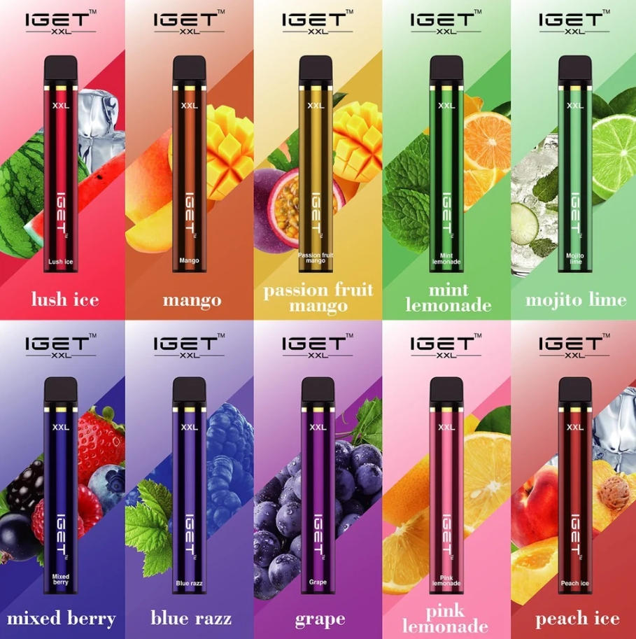 IGET XXL 1800 Züge Nikotinfreies Vape – Üppiges Eis: Die erfrischende Revolution für den österreichischen Vape-Markt