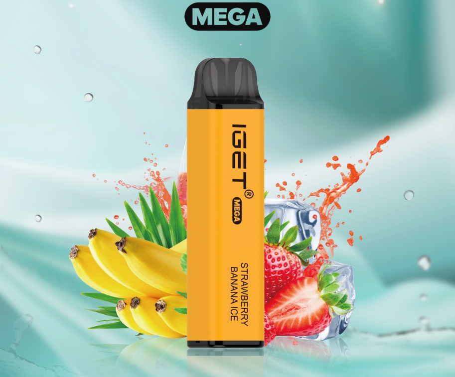 IGET Mega 3000 Züge Vape – Erdbeerbanane: Die fruchtige Fusion für den deutschen Vaping-Markt 2025