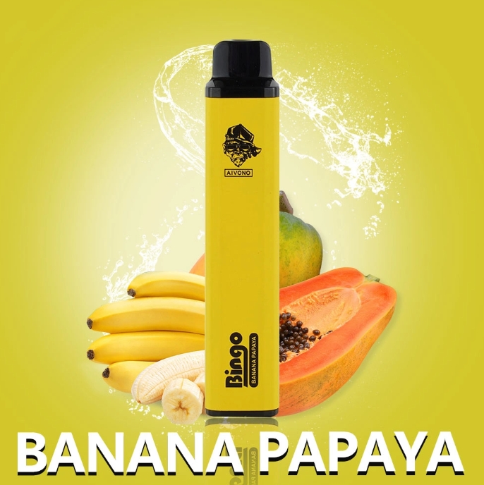 Aivono AIM BINGO 4000 Puffs Vape – Bananen-Papaya: Exotik trifft Technik in einem modernen Vape-Erlebnis