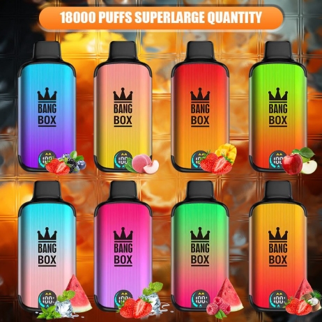Bang Box 18000 Puffs Vape – Erdbeer Mango: Fruchtige Intensität trifft technologische Raffinesse