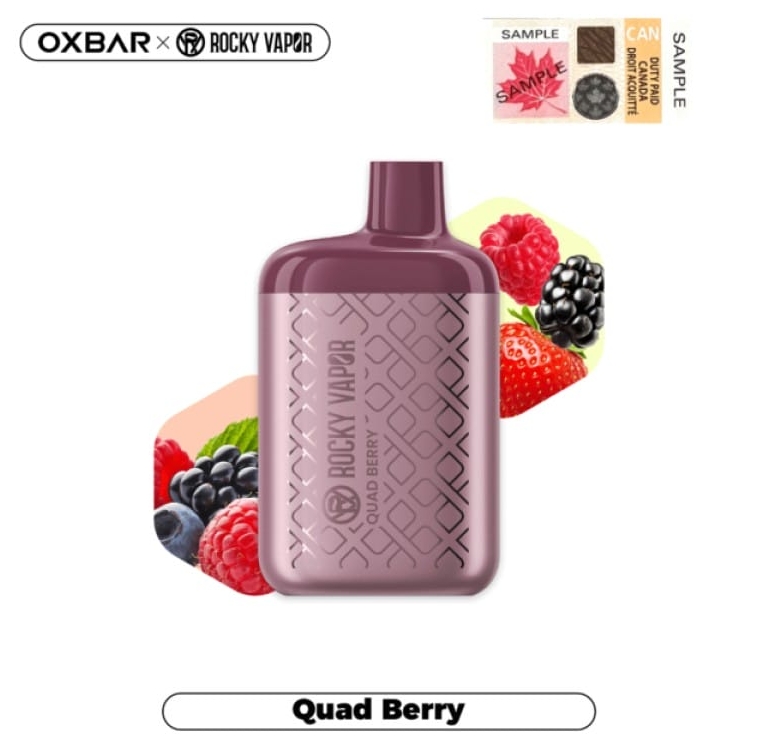OXVA OXBAR 4500 Puffs Vape – Quad-Beere: Die Symphonie der Beeren im Taschenformat