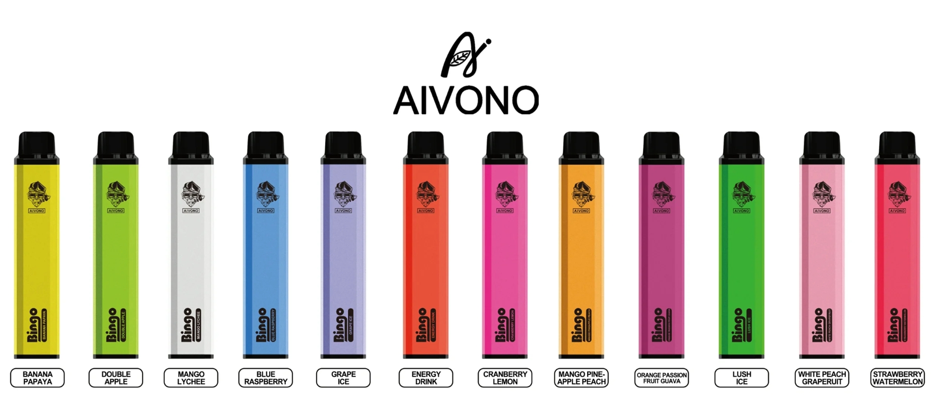 Aivono AIM BINGO 4000 Puffs Vape – Bananen-Papaya: Exotik trifft Technik in einem modernen Vape-Erlebnis