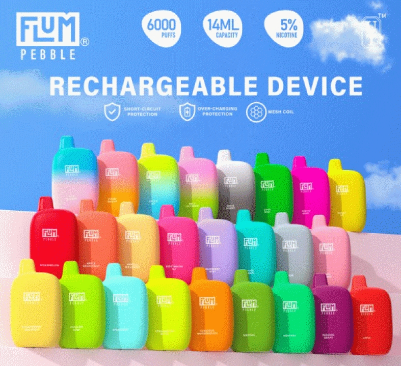 FLUM PEBBLES 6000 Züge Vape – Sonnenschein Eisig: Die Verschmelzung von Frische, Technik und Lifestyle