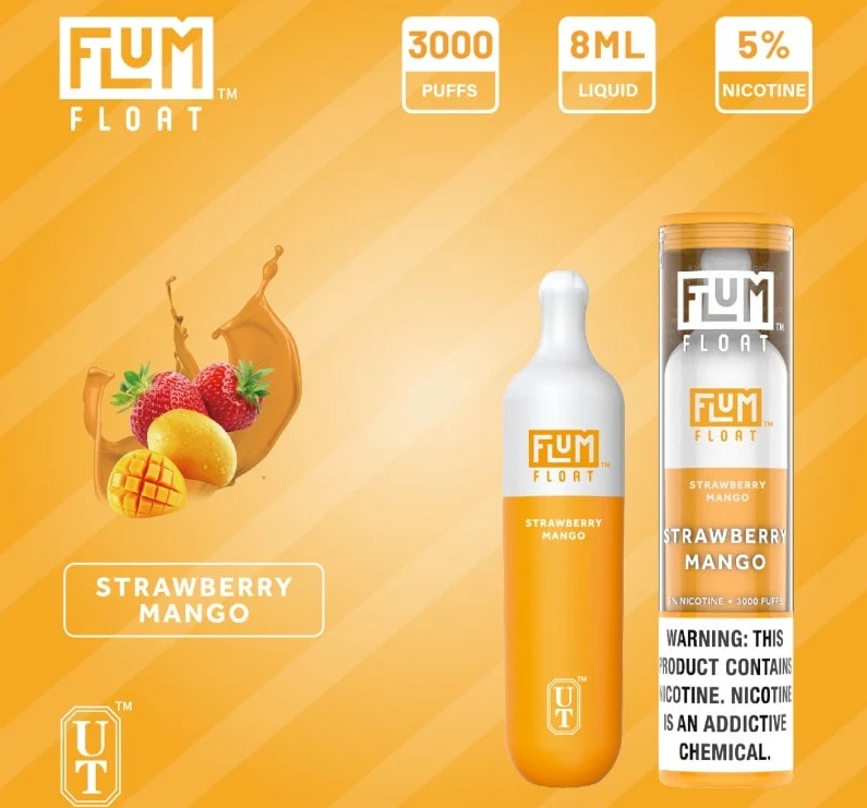 FLUM FLOAT 3000 Züge Vape - Erdbeer Mango: Ein tropisches Geschmackserlebnis für die Schweiz 2025!