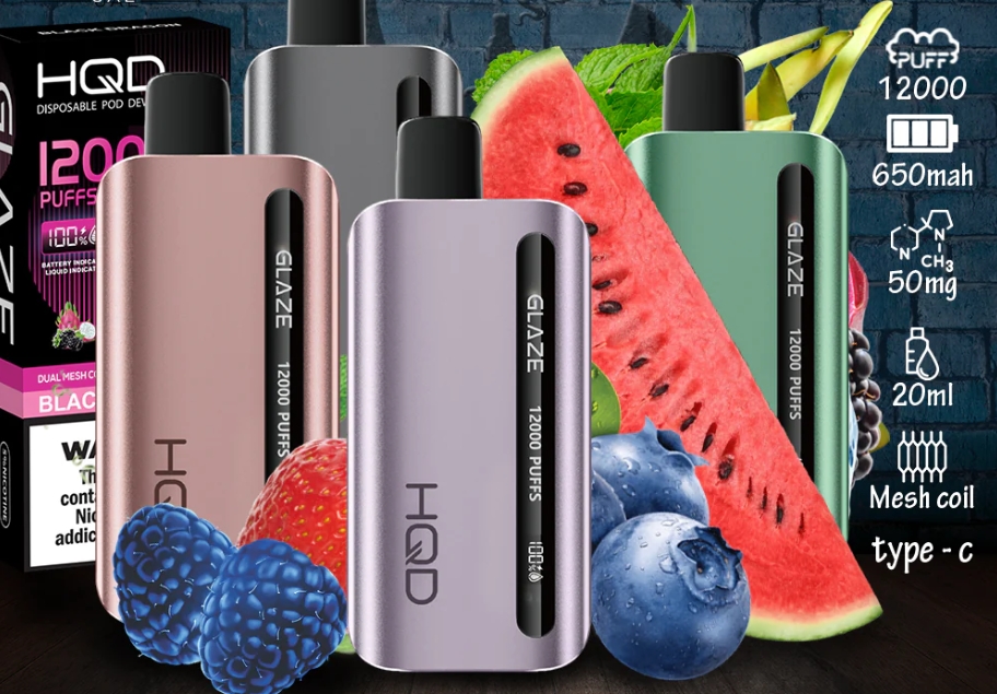 HQD CUVIE GLAZE 12000 Puffs Einweg-Vaporizer – Eisminze: Langanhaltende Frische für anspruchsvolle Dampfer