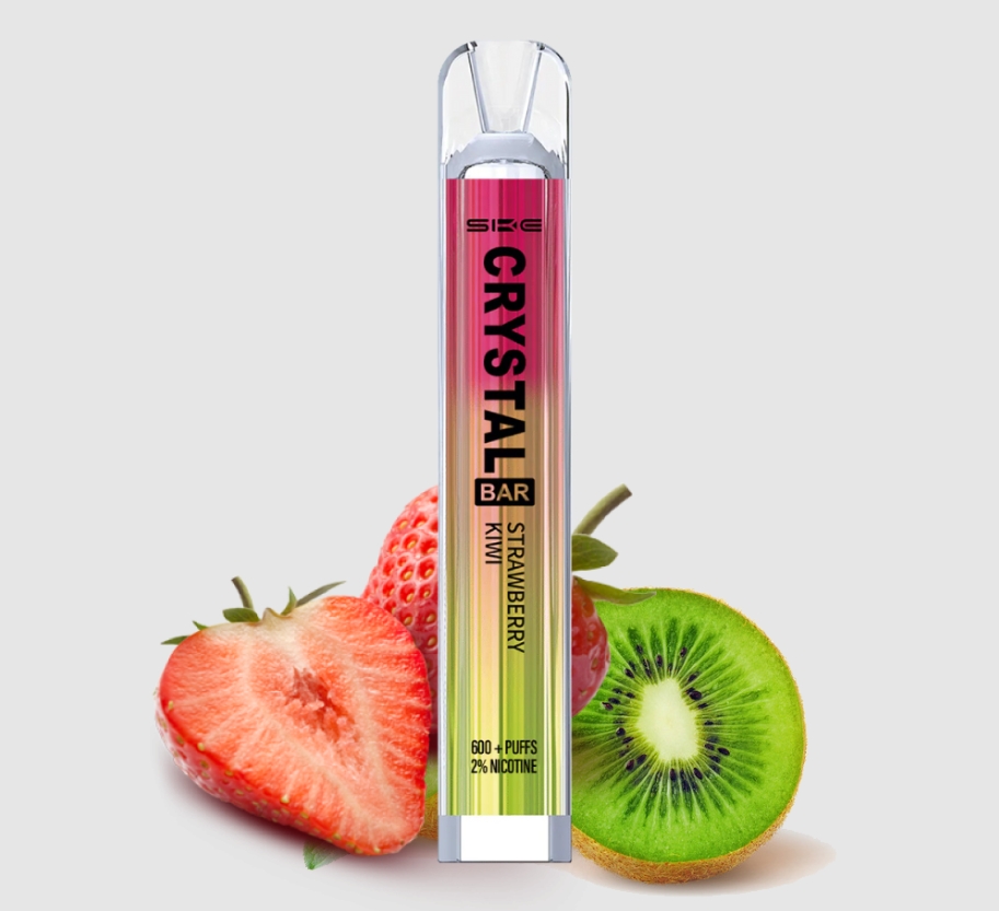 SKE Crystal Bar 600 Puffs Vape - Erdbeer Kiwi: Ein Geschmackserlebnis, das begeistert